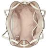 imageCalvin Klein Ash Tote Bag  NorthSouth Vegan Leather 2 PocketsNaturalWhite Canvas