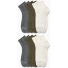 imageCalvin Klein Mens Quarter Socks  12 Pack Performance Cushioned Comfort Ankle Socks  Athletic Socks for Men Sizes 712BeigeGrey