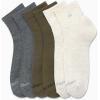 imageCalvin Klein Mens Quarter Socks  6 Pack Cushioned Mini Crew Athletic Socks for Men Ideal for Running Sport and HikingBeigeGrey