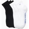 imageCalvin Klein Mens Quarter Socks  6 Pack Cushioned Mini Crew Athletic Socks for Men Ideal for Running Sport and HikingBlackWhite