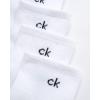 imageCalvin Klein Mens Quarter Socks  6 Pack Cushioned Mini Crew Athletic Socks for Men Ideal for Running Sport and HikingWhite