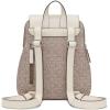 imageCalvin Klein Reyna Signature Key Item Flap Backpack BrownKhakiBlack One SizeAlmondTaupeWhite