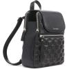 imageCalvin Klein Reyna Signature Key Item Flap Backpack BrownKhakiBlack One SizeBlackSilver Puffy Logo