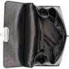 imageCalvin Klein Womens Becky Turn Lock Satchel  2 in 1 Vegan Leather 3 PocketsBlackSilver