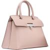 imageCalvin Klein Womens Becky Turn Lock Satchel  2 in 1 Vegan Leather 3 PocketsRosewood