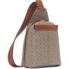 imageCalvin Klein Womens Millie Backpack for Women  Vegan Leather Monogram Backpack 2 Pockets BrownKhakiBlack One SizeAlmondTaupeCaramel
