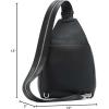 imageCalvin Klein Womens Millie Backpack for Women  Vegan Leather Monogram Backpack 2 Pockets BrownKhakiBlack One SizeBlackSilver