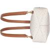 imageCalvin Klein Womens Millie Backpack for Women  Vegan Leather Monogram Backpack 2 Pockets BrownKhakiBlack One SizeVanillaKhakiCaramel