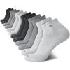 imageCalvin Klein Mens Quarter Socks  12 Pack Performance Cushioned Comfort Ankle Socks  Athletic Socks for Men Sizes 712Grey