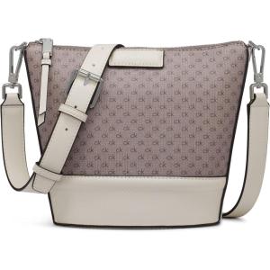 imageCalvin Klein Ash NorthSouth CrossbodyAlmondTaupeCherub White