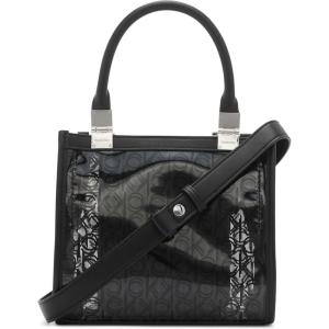 imageCalvin Klein Womens Sophia Triple Compartment Crossbody BagBlackBlack Clear