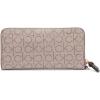 imageCalvin Klein Key Item Saffiano Continental Zip Around Wallet with Wristlet StrapAlmondTaupeJava