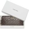 imageCalvin Klein Key Item Saffiano Continental Zip Around Wallet with Wristlet StrapBrownKhakiCaramel