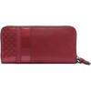 imageCalvin Klein Key Item Saffiano Continental Zip Around Wallet with Wristlet StrapCabernet