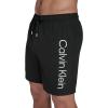 imageCalvin Klein Mens Volley Quick Dry Lightweight Swim TrunkBlack