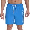 imageCalvin Klein Mens Volley Quick Dry Lightweight Swim TrunkBlue