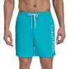 imageCalvin Klein Mens Volley Quick Dry Lightweight Swim TrunkAtlantis