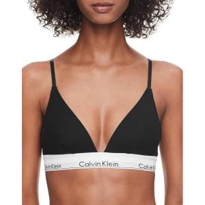 imageCalvin Klein Womens Modern Cotton Unlined Triangle BraletteBlack