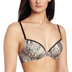 imageCalvin Klein Womens Seductive Comfort Customized Lift BraNatural Python Print