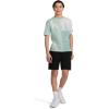 imageCalvin Klein Boys Short Sleeve Fashion Graphic Crew Neck TShirt Comfortable Relaxed FitBlock Party Lt Sage Heather