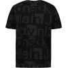 imageCalvin Klein Boys Short Sleeve Fashion Graphic Crew Neck TShirt Comfortable Relaxed FitBlocky Print Blackened Pearl