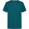 imageCalvin Klein Boys Short Sleeve Solid VNeck TShirt Soft Comfortable Relaxed FitMediterranea