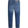 imageCalvin Klein Boys Slim Fit Straight Leg Stretch Denim Jeans 5Pocket Style Zipper Fly ampamp Button ClosureAustin Dark Blue