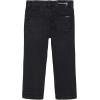 imageCalvin Klein Boys Slim Fit Straight Leg Stretch Denim Jeans 5Pocket Style Zipper Fly ampamp Button ClosureBlack