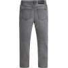 imageCalvin Klein Boys Slim Fit Straight Leg Stretch Denim Jeans 5Pocket Style Zipper Fly ampamp Button ClosureClassic Concrete