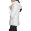 imageCalvin Klein Womens Classic Hooded Zip Front Puffer CoatLightweight Chevron Cloud