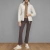 imageCalvin Klein Womens Classic Hooded Zip Front Puffer CoatStony Beige