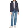 imageCalvin Klein Womens Classic Hooded Zip Front Puffer CoatLightweight Classic Blue