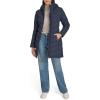imageCalvin Klein Womens Everyday Hooded Zip Front Puffer Long Sleeve CoatDark Sapphire