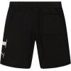 imageCalvin Klein Boys Pullon Fleece Jogger Shorts Drawstring ClosureBig Graphic Black