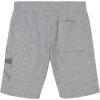 imageCalvin Klein Boys Pullon Fleece Jogger Shorts Drawstring ClosureBig Graphic Grey Heather