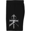 imageCalvin Klein Boys Pullon Fleece Jogger Shorts Drawstring ClosureCkj Black