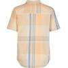 imageCalvin Klein Boys Short Sleeve Woven ButtonDown ShirtPeach Exploded Plaid