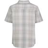 imageCalvin Klein Boys Short Sleeve Woven ButtonDown ShirtQuarry Washed Out Plaid
