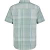 imageCalvin Klein Boys Short Sleeve Woven ButtonDown ShirtSurf Green Plaid