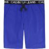 imageCalvin Klein Boys Pullon Fleece Jogger Shorts Drawstring ClosureSurf the WebBlack Wb Fc07