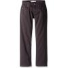 imageCalvin Klein Boys Slim Fit Straight Leg Stretch Twill Pants 5Pocket Style Zipper Fly ampamp Button ClosureDark Grey