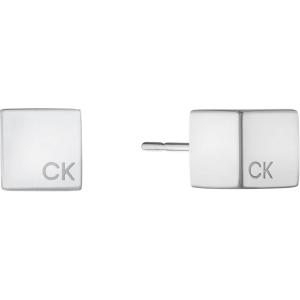 imageCalvin Klein Jewelry Womens Sculpted Cube Stud EarringsSilver