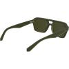 imageCALVIN KLEIN JEANS Mens CKJ25603S Rectangular Sunglasses Matte Khaki One Size