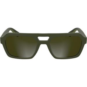 imageCALVIN KLEIN JEANS Mens CKJ25603S Rectangular Sunglasses Matte Khaki One Size