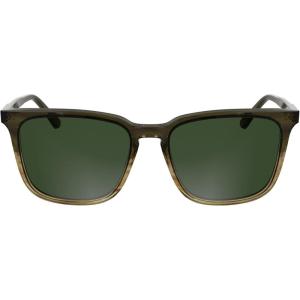 imageCalvin Klein Mens Sunglasses CK25507S  Striped Khaki with Solid Dark Khaki Lens