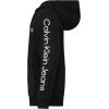 imageCalvin Klein Boys Long Sleeve Full Zip Fleece HoodieBlack Sleevehit
