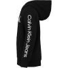imageCalvin Klein Boys Long Sleeve Full Zip Fleece HoodieSherpalined Black