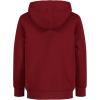 imageCalvin Klein Boys Long Sleeve Full Zip Fleece HoodieSherpalined Red Dahlia