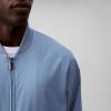 imageCalvin Klein Mens Matte Logo Zip Bomber Jacket Faded Denim