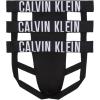 imageCalvin Klein Mens Intense Power 3Pack Jock StrapBlack Bodies W Papaya Punch  White  Moonlight Jade Logos